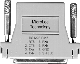 DB25F to RJ45 converter